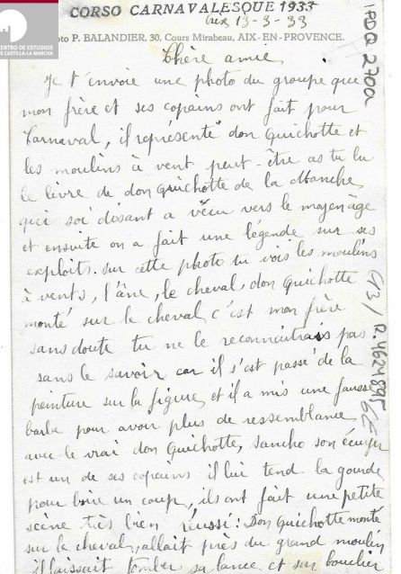 Reverso de la postal Reverso de la postal
