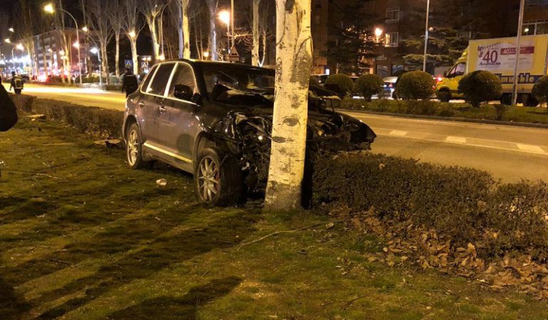 Uno de los vehículos implicados Uno de los vehículos implicados