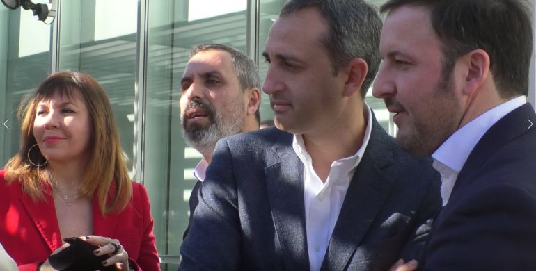 Mercedes Alonso con Vicente Granero y César Sánchez y Pablo Ruz Mercedes Alonso con Vicente Granero y César Sánchez y Pablo Ruz