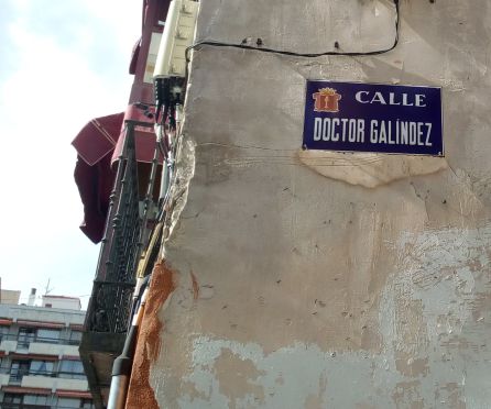 Calle Dr. Galíndez en Cuenca. Calle Dr. Galíndez en Cuenca.