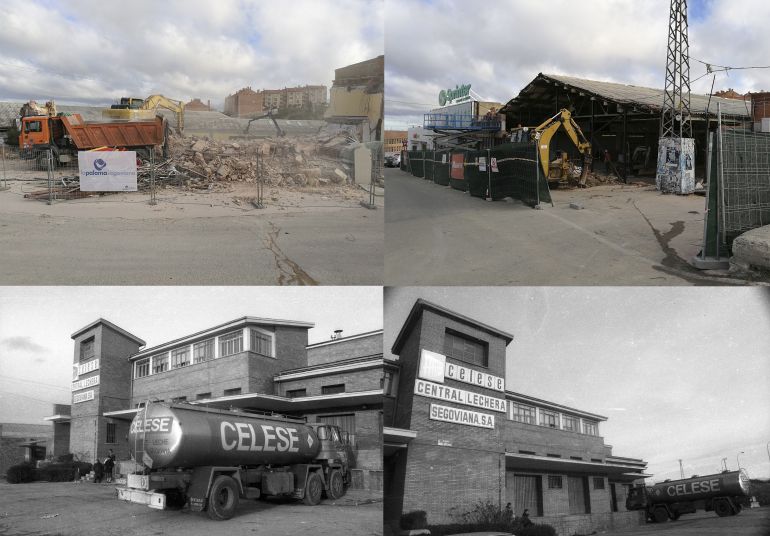 Imágenes del derribo hoy y aspecto en los '90 de las instalaciones de la CELESE Imágenes del derribo hoy y aspecto en los '90 de las instalaciones de la CELESE