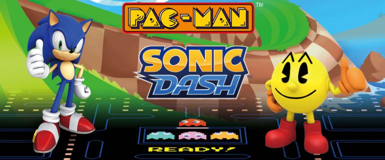 PAC-MAN y Sonic juntos por primera vez en sus videojuegos para móviles PAC-MAN y Sonic juntos por primera vez en sus videojuegos para móviles