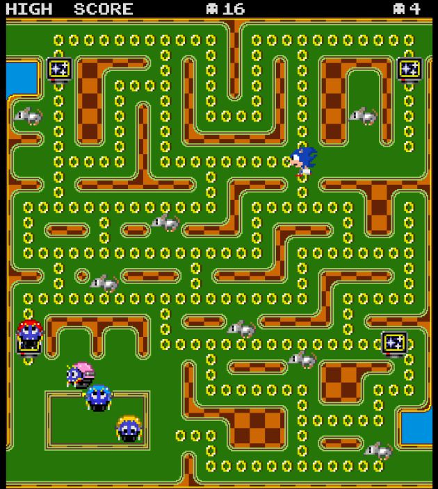PAC-MAN y Sonic juntos por primera vez en sus videojuegos para móviles PAC-MAN y Sonic juntos por primera vez en sus videojuegos para móviles