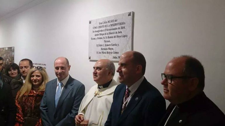 Pablo Luis Armero (priemro a la derecha) en la inauguración de la Casa Museo del Cristo de la Misericordia Pablo Luis Armero (priemro a la derecha) en la inauguración de la Casa Museo del Cristo de la Misericordia