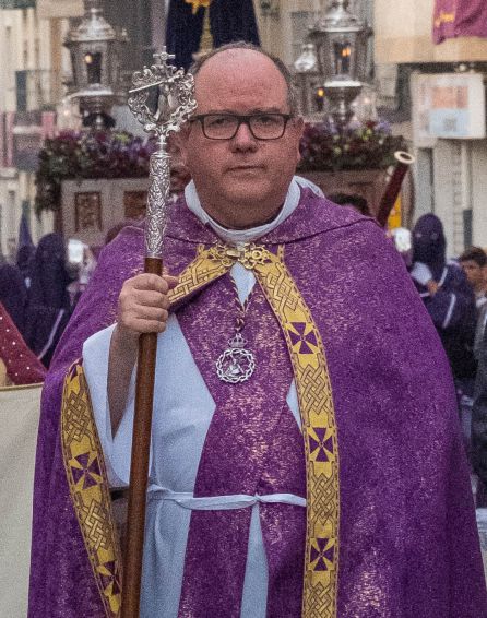 Pablo Luis Armero en uno de los desfiles procesionales de 2017 Pablo Luis Armero en uno de los desfiles procesionales de 2017