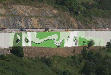 El Guinness reconoce el mural de Enekuri como el más grande del mundo El Guinness reconoce el mural de Enekuri como el más grande del mundo