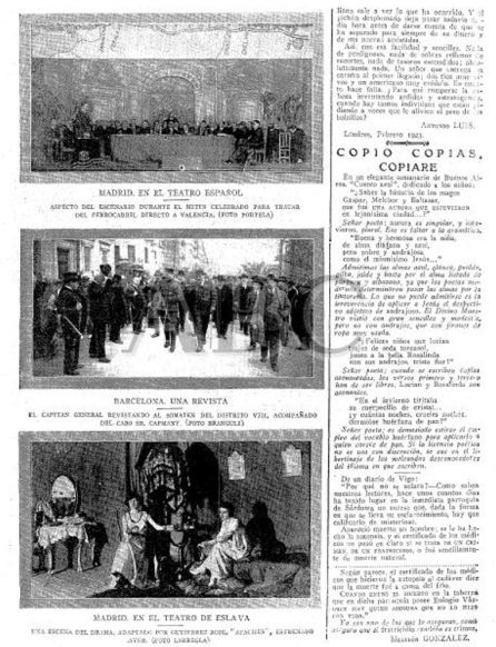 En la foto de arriba, asamblea de representantes de Madrid, Cuenca y Valencia en el Teatro Español. En la foto de arriba, asamblea de representantes de Madrid, Cuenca y Valencia en el Teatro Español.