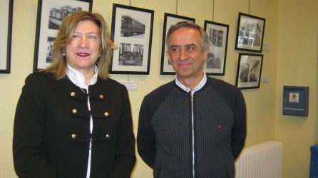 Concejala de Cultura, Maria Antonia Gancedo y responsable de la Biblioteca, Jesús Courel Concejala de Cultura, Maria Antonia Gancedo y responsable de la Biblioteca, Jesús Courel
