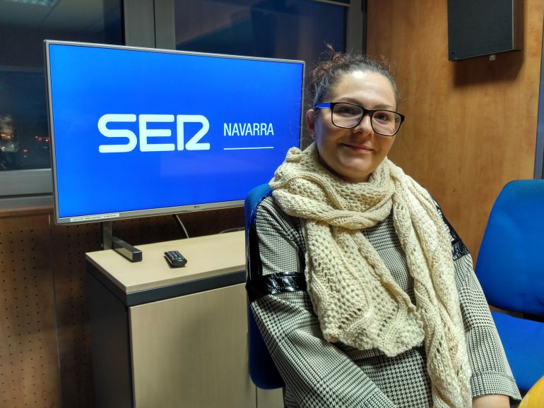 Mery Bukov regenta el establecimiento Pescados Jauregui en el mercado de Santo Domingo de Pamplona Mery Bukov regenta el establecimiento Pescados Jauregui en el mercado de Santo Domingo de Pamplona