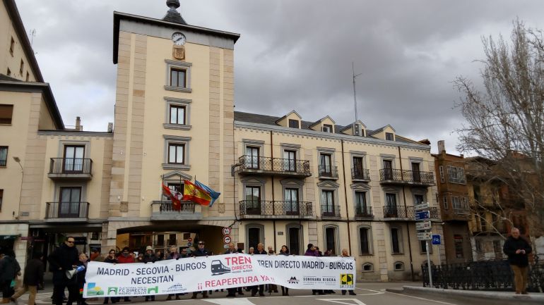 Manifestación por el Directo celebrada un sábado más en Aranda de Duero