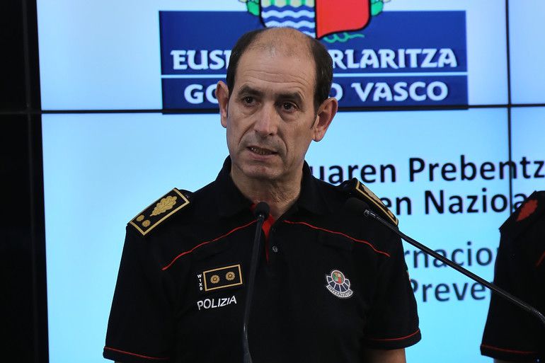 El Jefe de la Ertzaintza califica de “hecho lamentable” la protesta de los sindicatos El Jefe de la Ertzaintza califica de “hecho lamentable” la protesta de los sindicatos