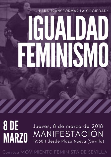 Manifestación de la huelga feminista del 8 de marzo Manifestación de la huelga feminista del 8 de marzo