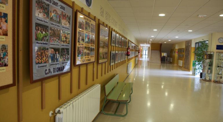 Imagen del interior del CEIP Riomar de Castro. Imagen del interior del CEIP Riomar de Castro.
