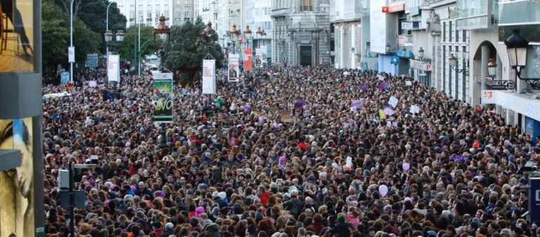 Manifestación feminista en A Coruña Manifestación feminista en A Coruña