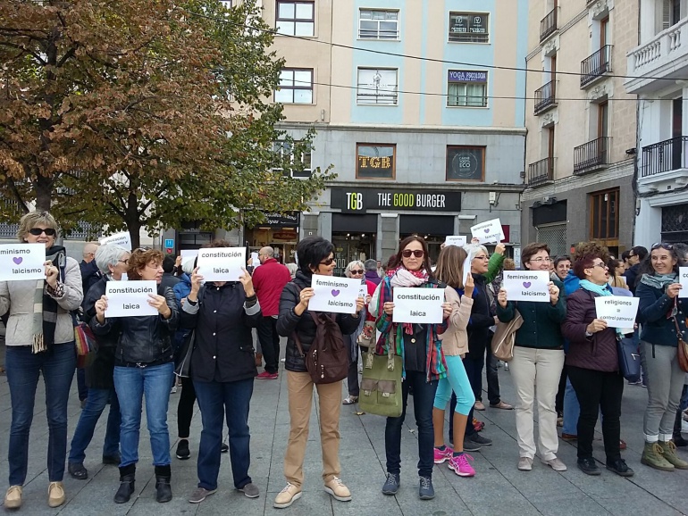 León Laica unida en Zaragoza en la Jornada Laicismo y Feminismo León Laica unida en Zaragoza en la Jornada Laicismo y Feminismo