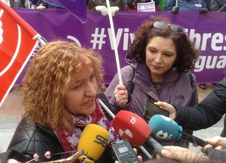Ana Isabel Gómez (UGT) Y Sonsoles García (CCOO) Ana Isabel Gómez (UGT) Y Sonsoles García (CCOO)
