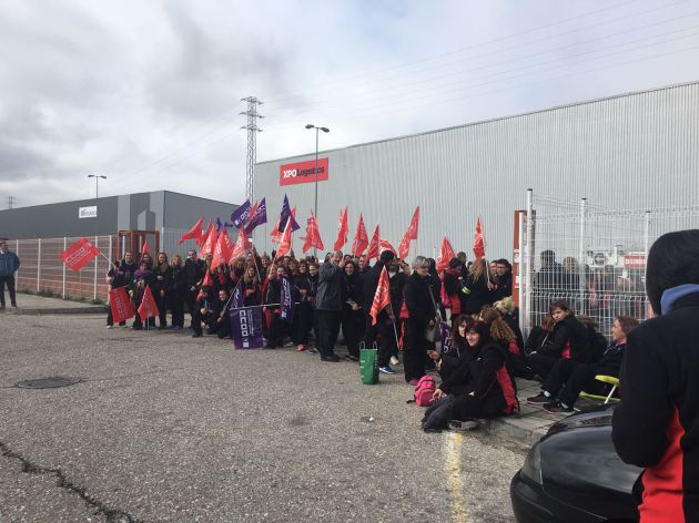 Trabajadores de XPO. Trabajadores de XPO.