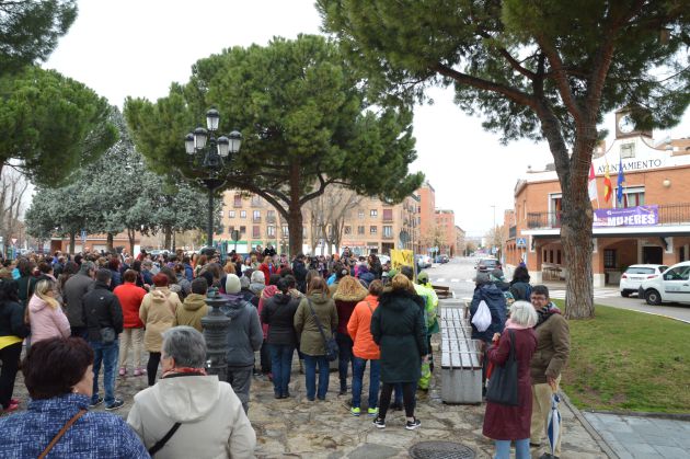 Concentración en Azuqueca de Henares. Concentración en Azuqueca de Henares.