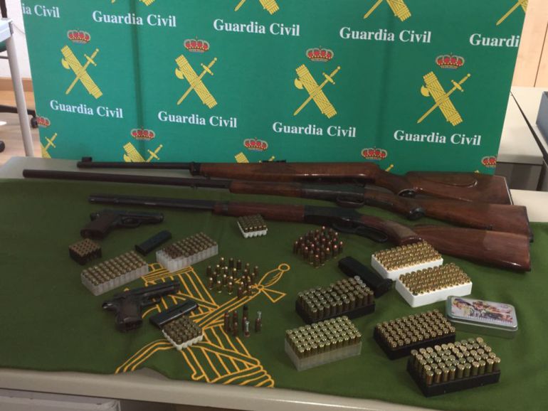 Armas incautadas en la operación "Motilla" Armas incautadas en la operación "Motilla"