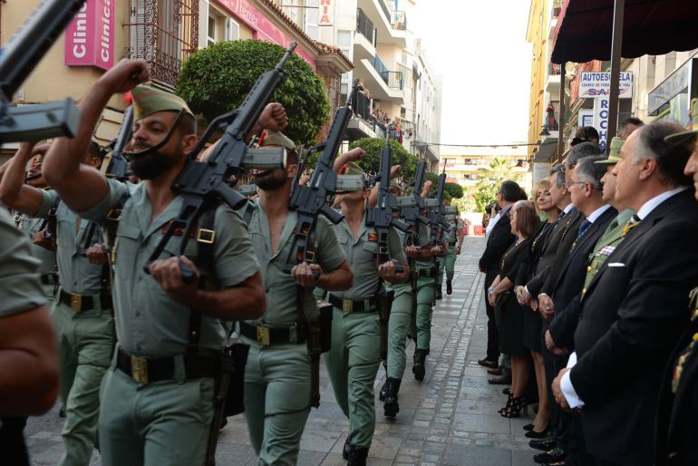 Representación de la Legión durante la Semana Santa Representación de la Legión durante la Semana Santa