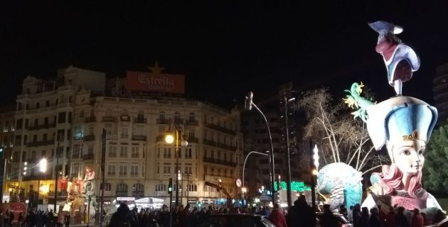 A la izquierda, al falla de la Ferroviaria, y a la derecha, la de Telefónica A la izquierda, al falla de la Ferroviaria, y a la derecha, la de Telefónica