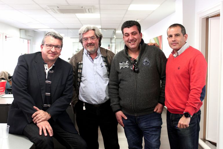 Fernando Llopis, Antonio Balibrea, Vicente Cutanda y Carlos Arcaya Fernando Llopis, Antonio Balibrea, Vicente Cutanda y Carlos Arcaya