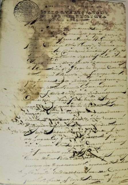 Año 1746. Solicitud Administrador Rentas Reales Barrilla y Sosa para mayor control del fraude Año 1746. Solicitud Administrador Rentas Reales Barrilla y Sosa para mayor control del fraude