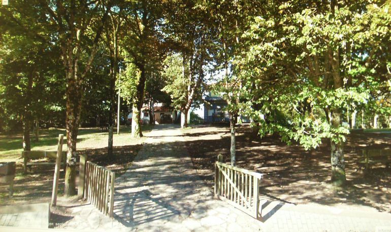 Arbolado en la zona del santuario de Arrate en Eibar Arbolado en la zona del santuario de Arrate en Eibar