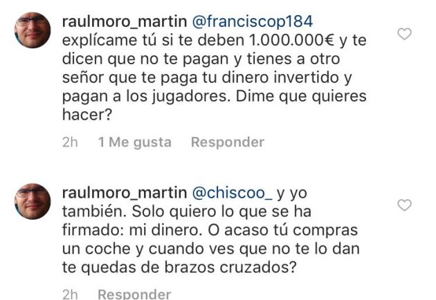 Moro cuenta en Instagram que ofrece 52.000 € a Mauricio para que se vaya... y que tendría un nuevo supuesto inversor Moro cuenta en Instagram que ofrece 52.000 € a Mauricio para que se vaya... y que tendría un nuevo supuesto inversor