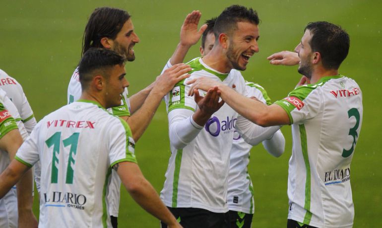 El delantero madrileño espera poder celebrar otro gol en El Plantío. El delantero madrileño espera poder celebrar otro gol en El Plantío.