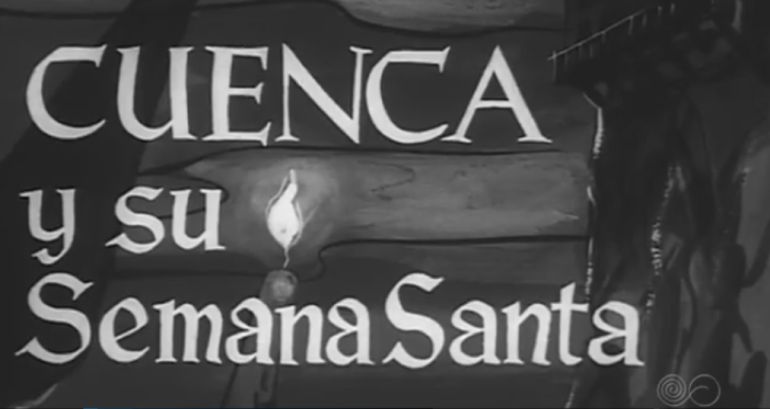 Imagen del documental sobre Cuenca de la Revista Imágenes de 1958. Imagen del documental sobre Cuenca de la Revista Imágenes de 1958.