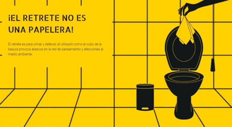 Exporetrete pone el acento en el mal uso de inodoros y desagües Exporetrete pone el acento en el mal uso de inodoros y desagües