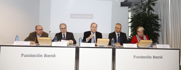 Rueda de prensa sobre la intervención de la Fundación Barrié en centros penitenciarios Rueda de prensa sobre la intervención de la Fundación Barrié en centros penitenciarios