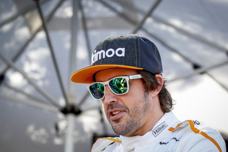 Alonso, en Albert Park. Alonso, en Albert Park.