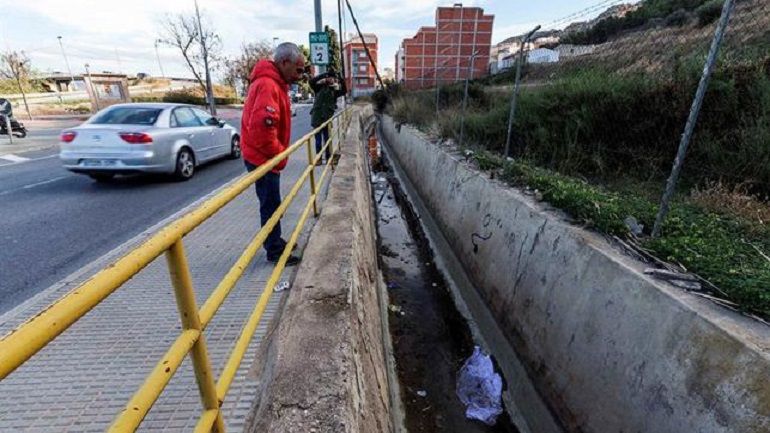 Imagen de la zona donde apareció el cadáver de la mujer británica. Imagen de la zona donde apareció el cadáver de la mujer británica.