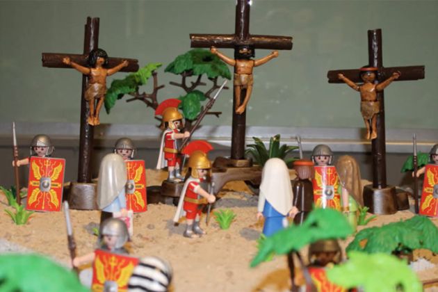 La representación de El Paso de Riogordo recrado con las figuras de Playmobil La representación de El Paso de Riogordo recrado con las figuras de Playmobil