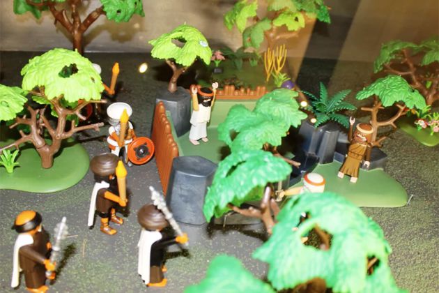 La representación de El Paso de Riogordo recrado con las figuras de Playmobil La representación de El Paso de Riogordo recrado con las figuras de Playmobil