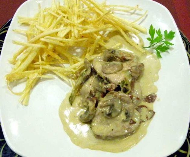 Un plato de carne en A Rotonda Un plato de carne en A Rotonda
