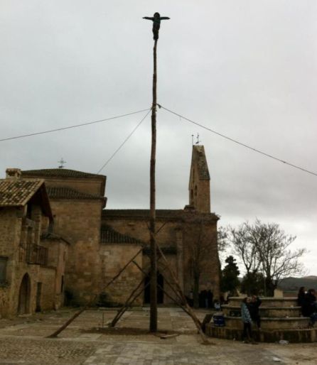 El judas de Albalate de las Nogueras en 2013. El judas de Albalate de las Nogueras en 2013.