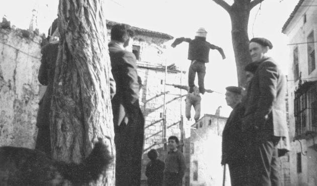 Judas en Salvacañete en 1960. Judas en Salvacañete en 1960.