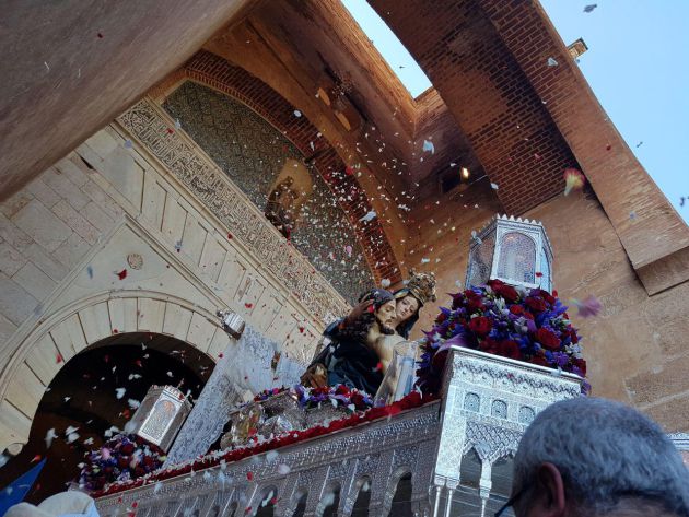 Procesión de la Virgen de la Alhambra en Granada Procesión de la Virgen de la Alhambra en Granada