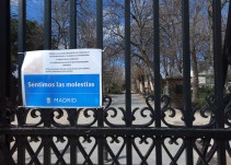 El Retiro permanecerá cerrado hasta el próximo viernes