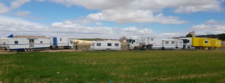 La caravana del circo propietario de los elefantes ha acampado en Pozo Cañada La caravana del circo propietario de los elefantes ha acampado en Pozo Cañada