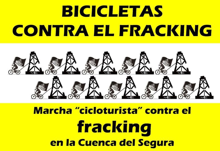 Bicicletas contra el 'fracking' Bicicletas contra el 'fracking'