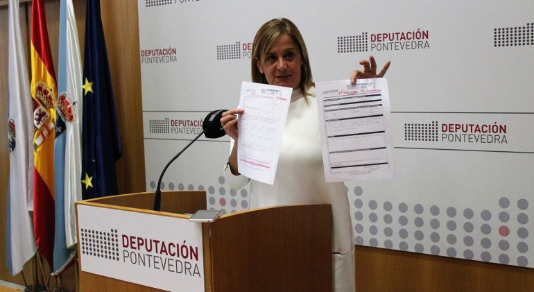 Carmela Silva, presidenta de la Diputación de Pontevedra Carmela Silva, presidenta de la Diputación de Pontevedra