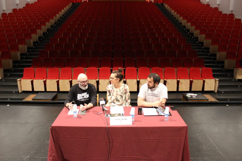 Presentación en el C.C. Amaia del programa de cine "Bizinema Bang Bang".