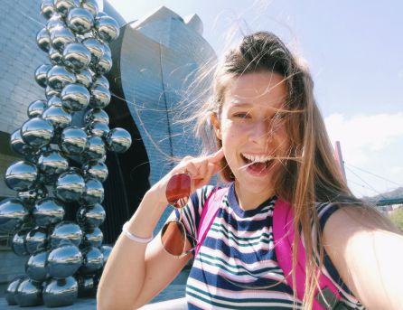 Rocío Pastor durante una reciente escapada a Bilbao Rocío Pastor durante una reciente escapada a Bilbao