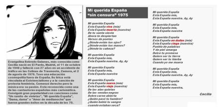 La censura de la dictadura española en las canciones de los años 70 La censura de la dictadura española en las canciones de los años 70
