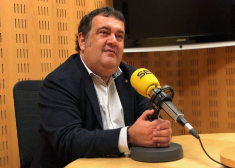Ernesto Gasco, durante una entrevista en Radio San Sebastián Ernesto Gasco, durante una entrevista en Radio San Sebastián
