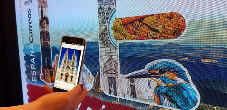 La imagen de la catedral de Burgos se ha colado en el sello de León La imagen de la catedral de Burgos se ha colado en el sello de León